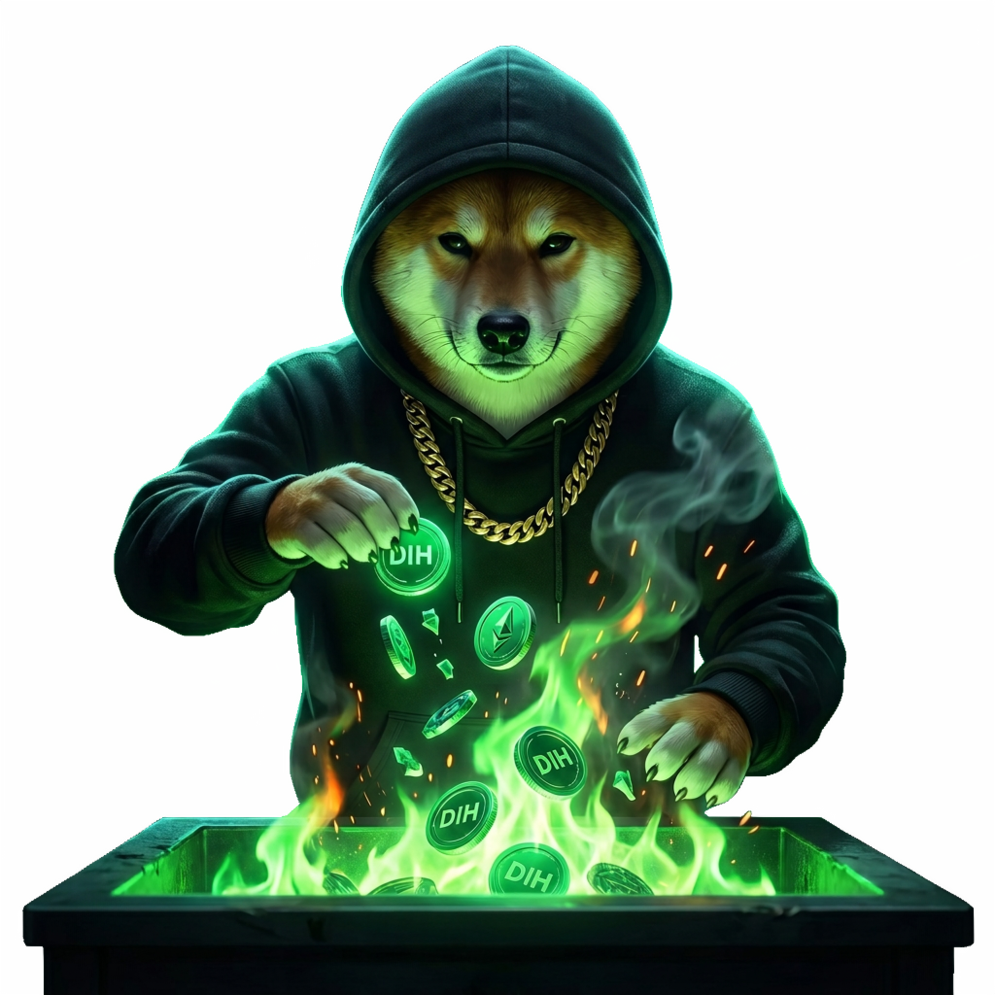 Dog in Hood burn giveaway visual